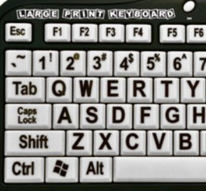 Large Print Keyboard